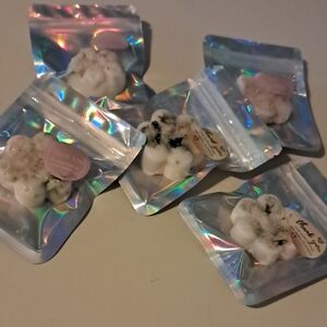 Holographic Flower Seaweed Seasalt Goats Milk Soap 5 Minis